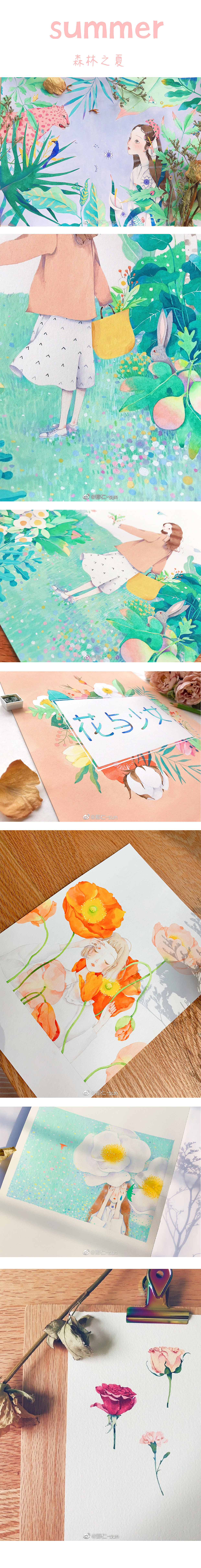 2019年终插画作品总结（图ZMTg5MzU4NjE2） - 商业插画 - 站酷设计师那仁原创素材 - 站酷ZCOOL