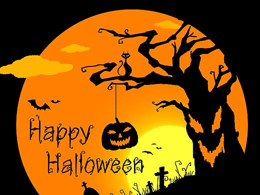 万圣节插画（Happy Halloween）（个人主页-ZNDg2NzAwODg=） - 海报 - 站酷设计师雷雷哎原创素材 - 站酷ZCOOL