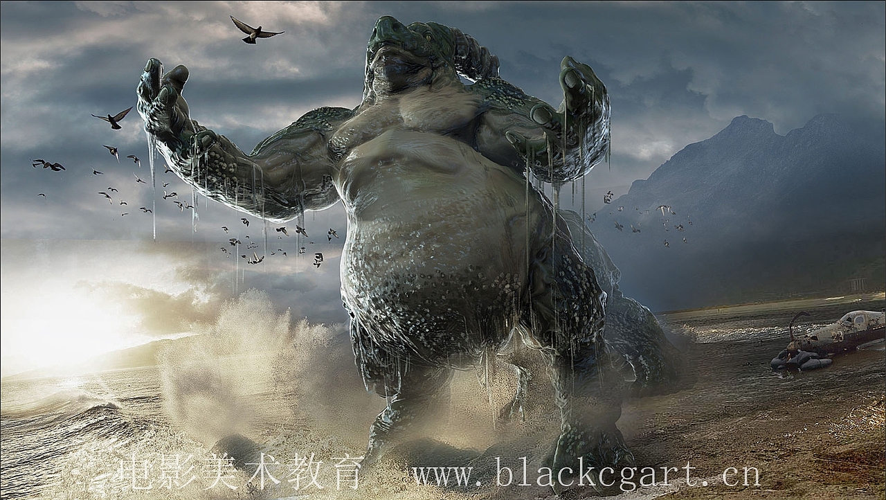 黑焰第27期学员作品—怪物设计_黑焰cg美术学院-站酷zcool