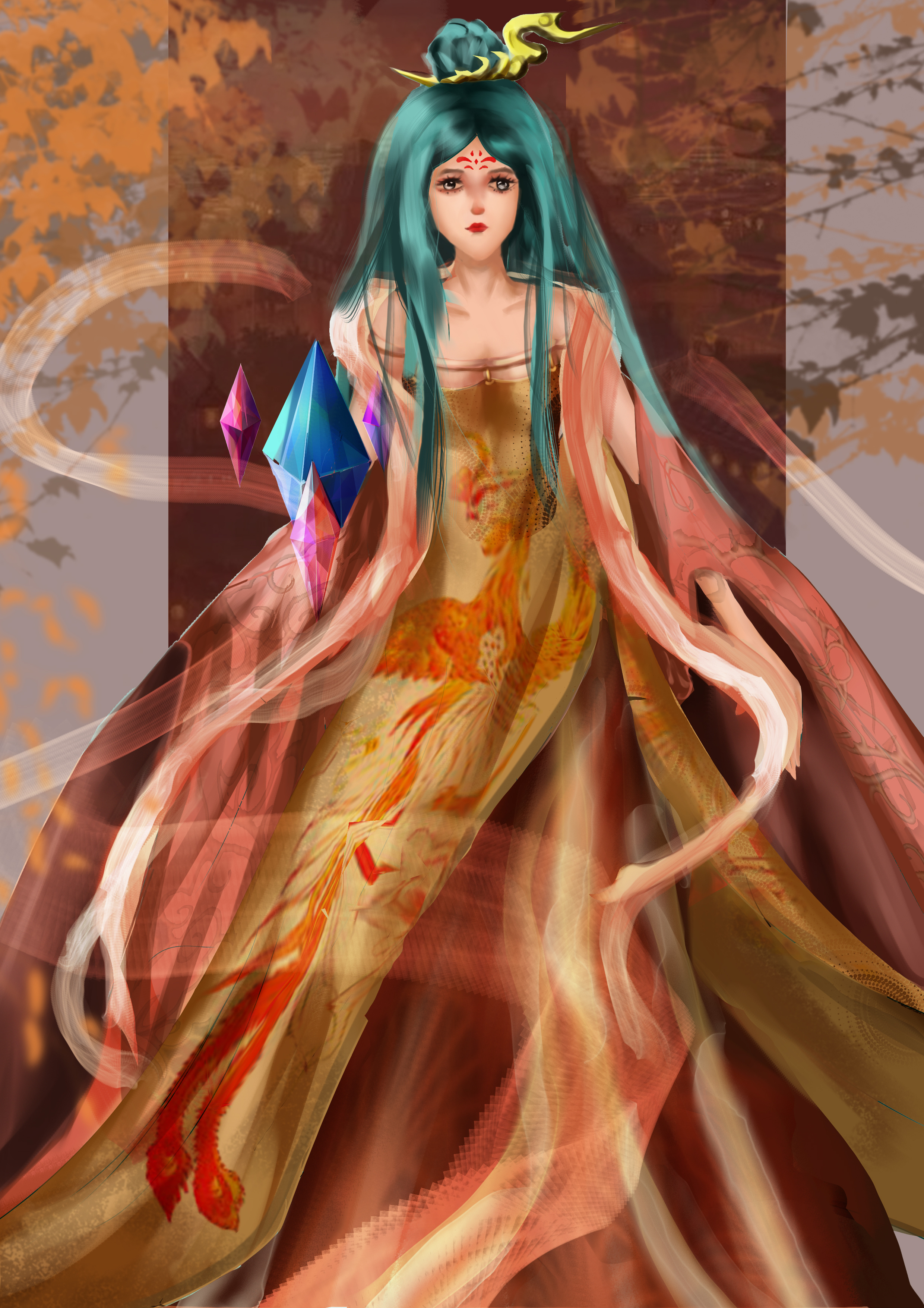 厚涂?仙侠?古风?|插画|概念设定|i无一i - 原创作品 - 站酷 (zcool)