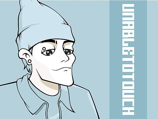 原创涂鸦矢量人物简画 BBOY YACO（个人主页-ZNTYxODE0MDA=） - 艺术插画 - 站酷设计师黑桃插画原创素材 - 站酷ZCOOL