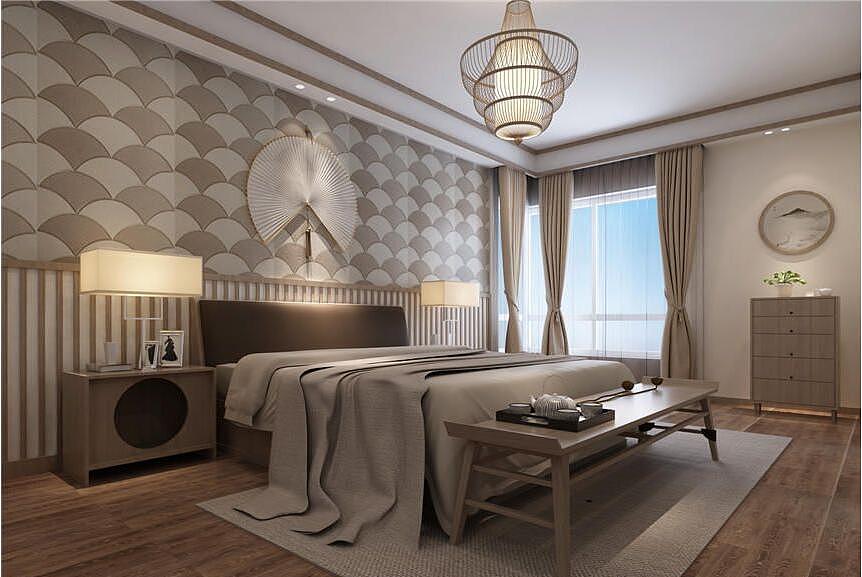 东润泰和260平日式风格四室两厅装修需要多少钱（图ZOTYxOTgyNDA=） - 家装设计 - 站酷设计师美巢装饰花园路店原创素材 - 站酷ZCOOL