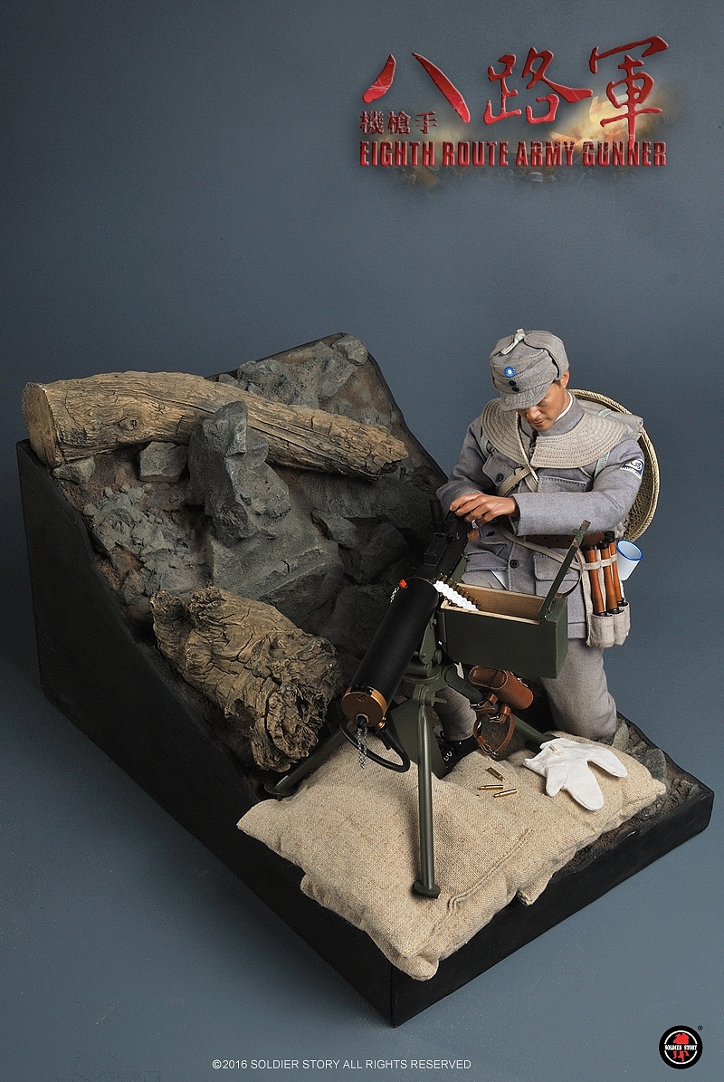 soldierstory新品：1/6 WWII - 八路军机鎗手（图ZMTExMDA0ODM2） - 手办/模玩 - 站酷设计师SoldierStory原创素材 - 站酷ZCOOL