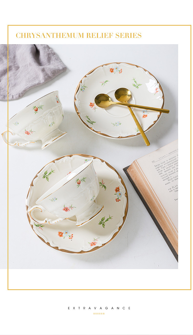 欧式陶瓷杯 拍摄/详情设计