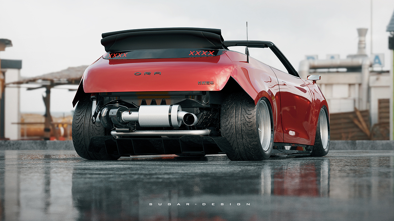 懂女人的女士一手车！欧拉好猫敞篷车新车预览！（图ZMjgxMjEyODIw） - 交通工具 - 站酷设计师sugarchow原创素材 - 站酷ZCOOL