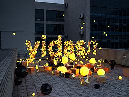 C4D3维场景合成