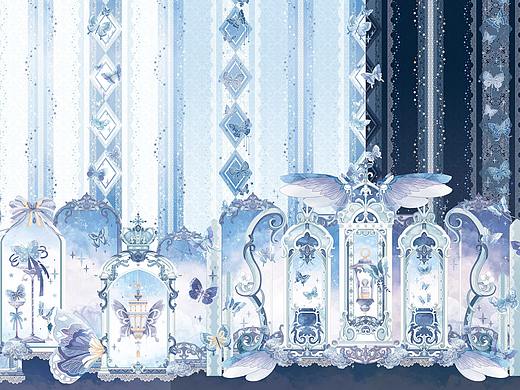 lolita-柄图-琉璃蝴蝶
