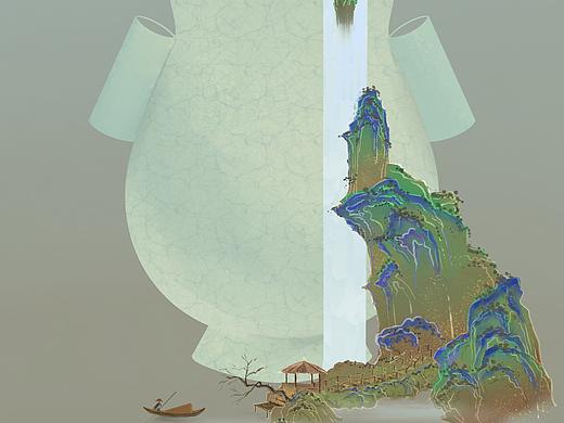景观青绿山水1