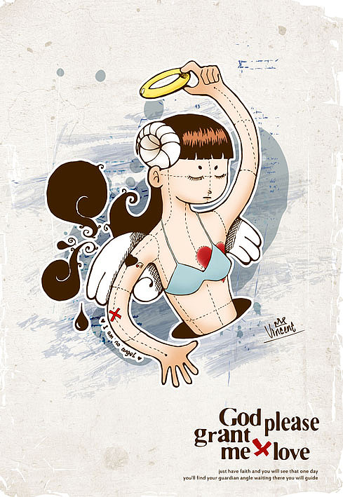 白羊座的女孩,总是暖暖得微笑着说 God,Please grant me love