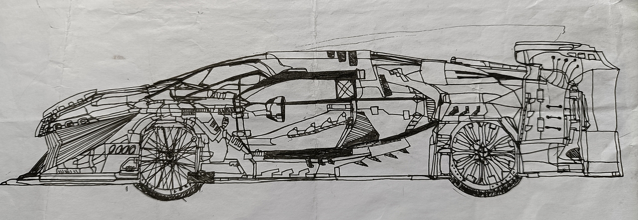跑车赛车设计，草稿（图ZMjYyMjgwMTM2） - 概念设定 - 站酷设计师瑞埃博拉的艺术家原创素材 - 站酷ZCOOL