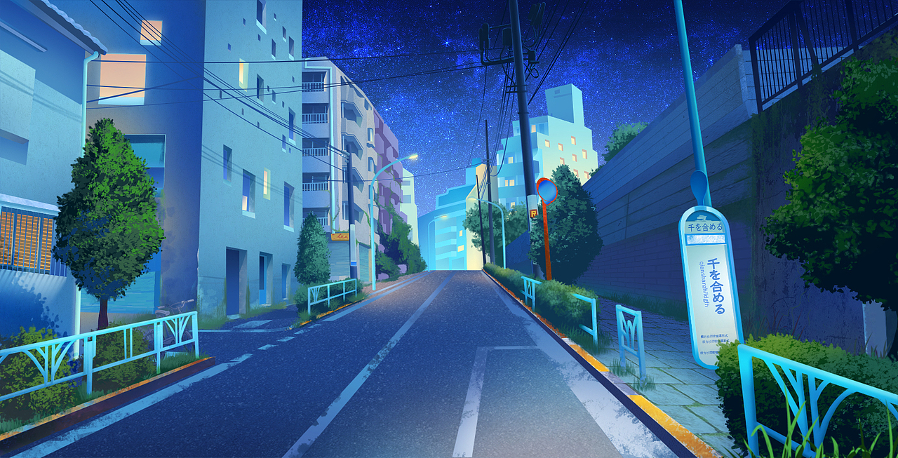 二次元场景原画（图ZMTYxODEzMzMy） - 游戏原画 - 站酷设计师涂大大概原创素材 - 站酷ZCOOL