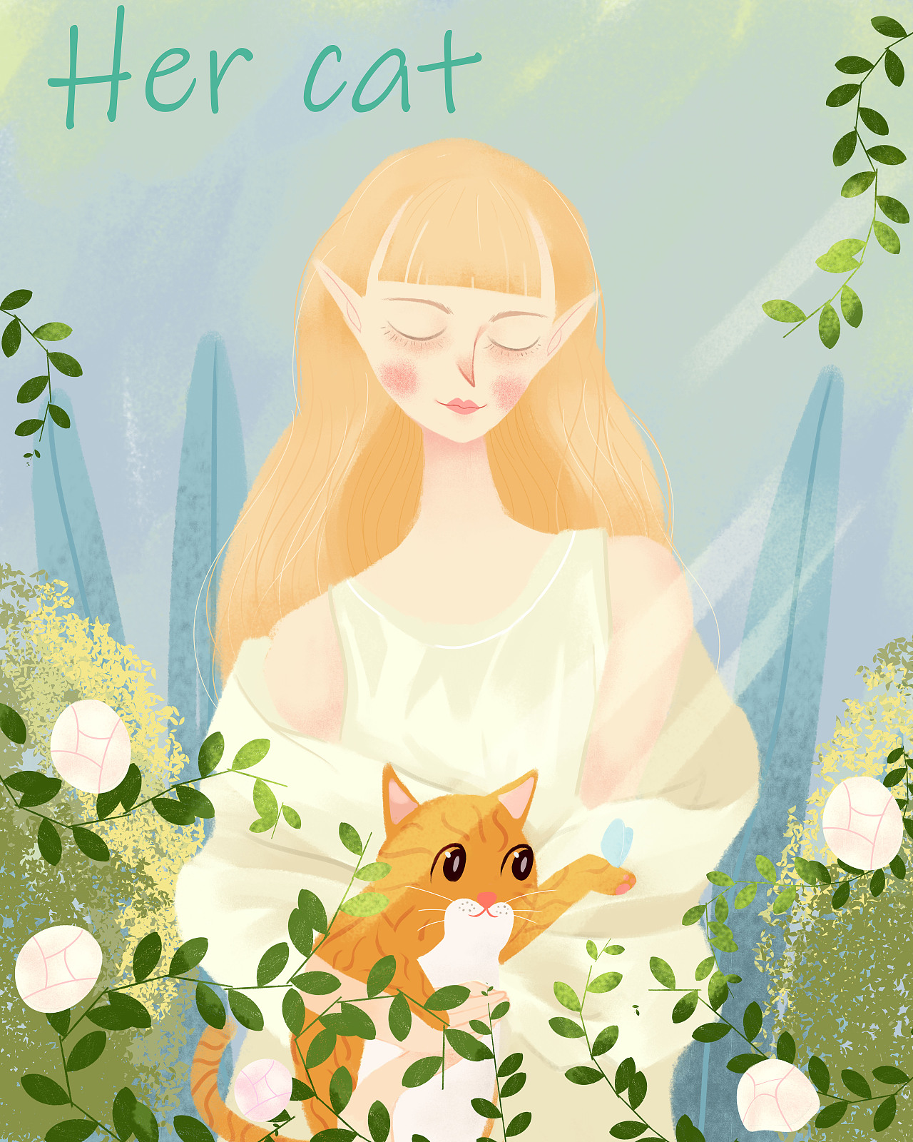 《它的猫》插画设计