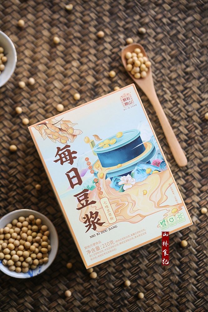 中国风美食摄影 │ 豆浆粉（图ZMjY0NDU3MzMy） - 产品摄影 - 站酷设计师山林纪原创素材 - 站酷ZCOOL