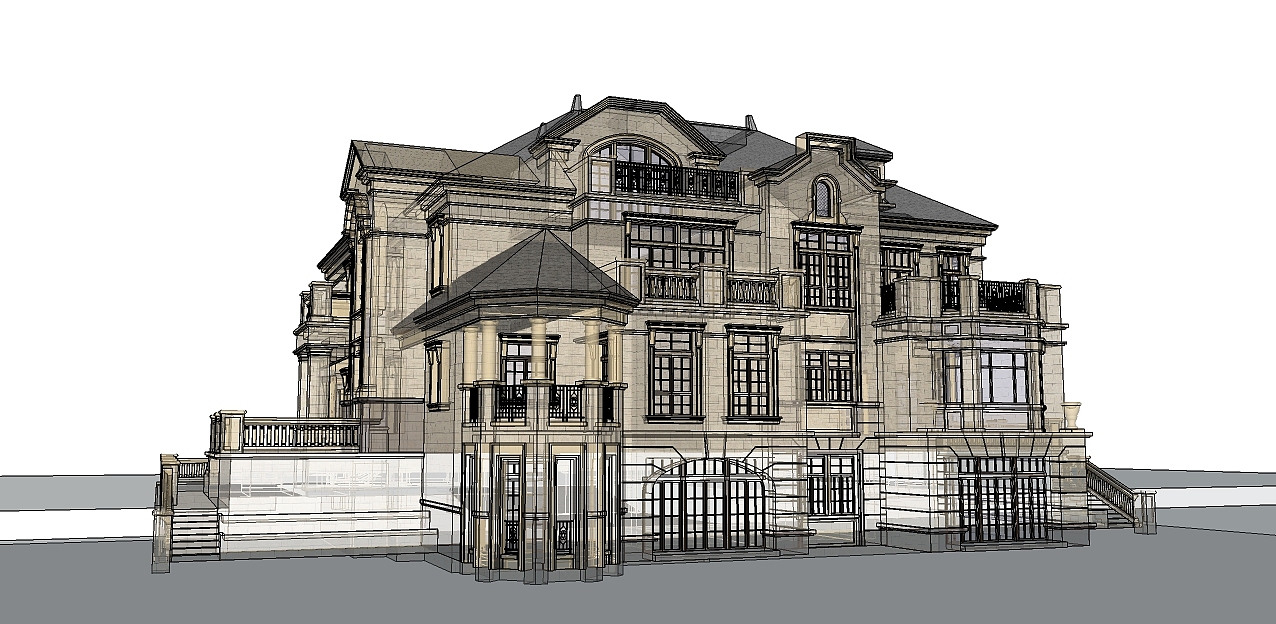 法式別墅（图ZNDU4NjMyNDQ=） - 建筑设计 - 站酷设计师Angelpyp原创素材 - 站酷ZCOOL