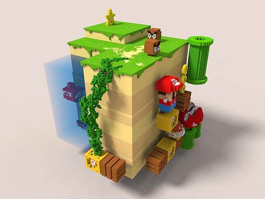 工作日常/練習(xí)(27)-馬里奧（個(gè)人主頁(yè)-ZMjU0OTg4NTI=） - 閃屏/壁紙 - 站酷設(shè)計(jì)師大白在奔跑原創(chuàng)素材 - 站酷ZCOOL