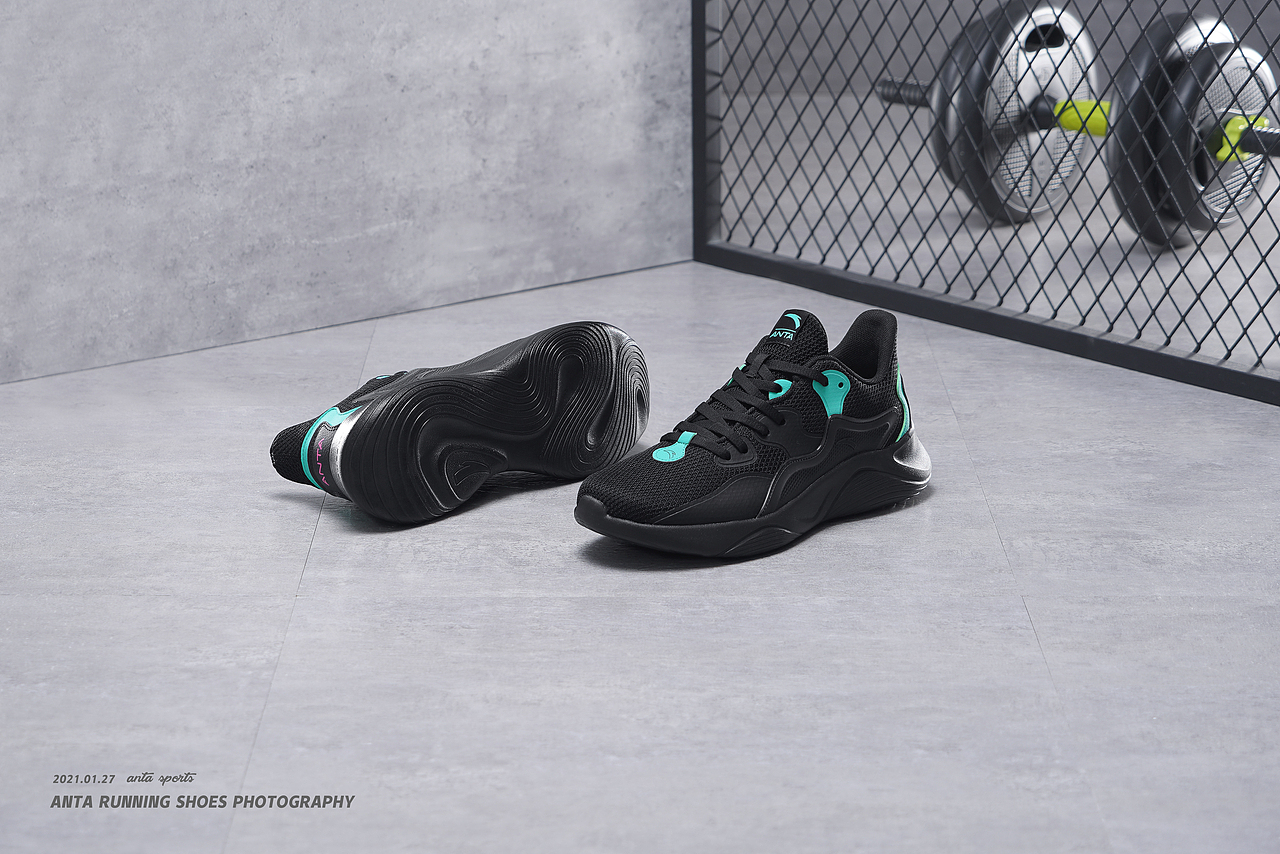 运动鞋产品摄影 安踏跑鞋场景拍摄