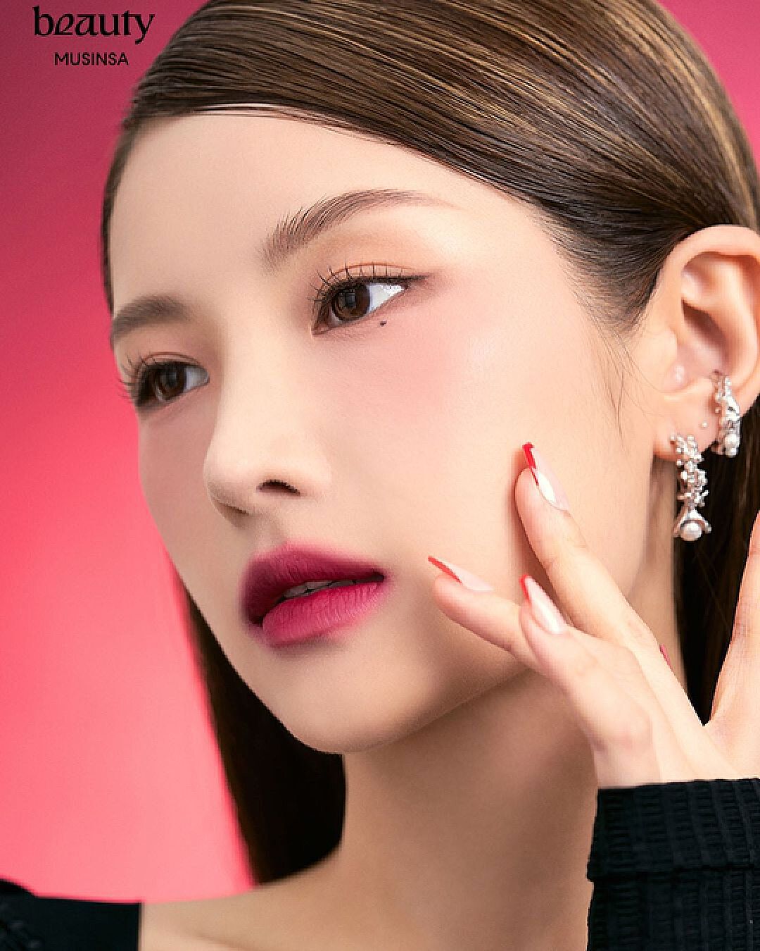 韩国模特妆容化妆品创意摄影作品_SET韩国模特-站酷ZCOOL
