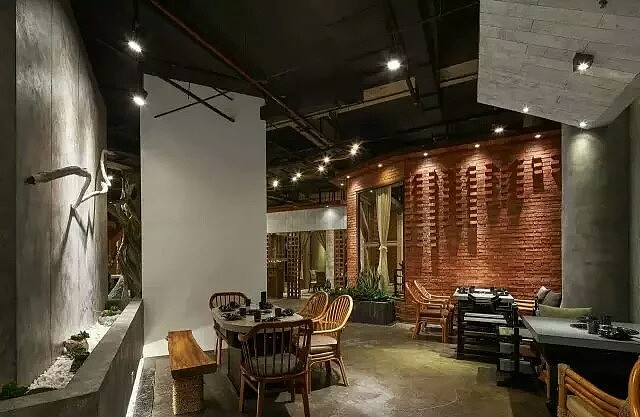 【园里火锅店】——雅安火锅店装修案例赏析（图ZOTkxNDE5MDQ=） - 家装设计 - 站酷设计师雅安火锅店装修1原创素材 - 站酷ZCOOL