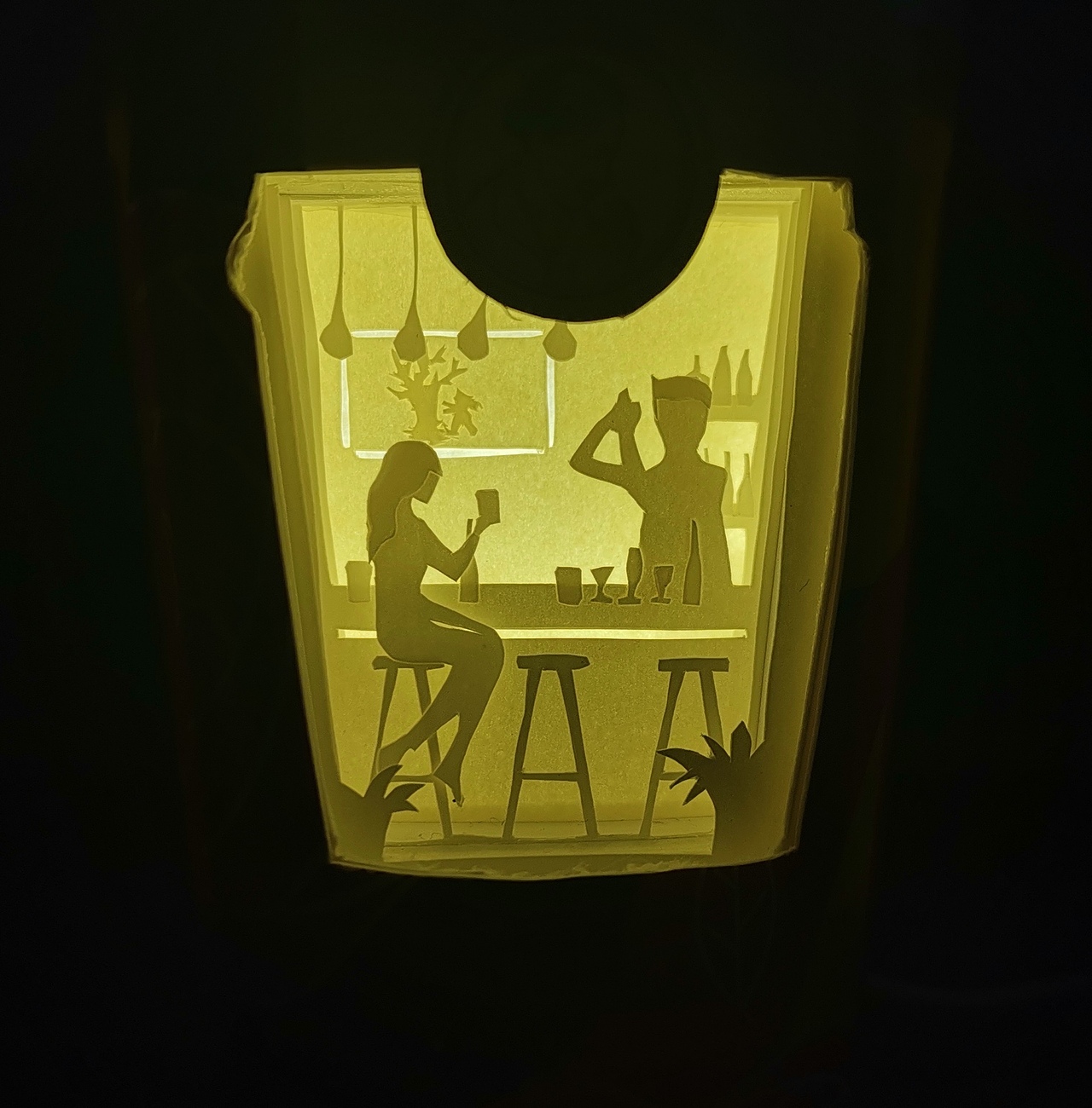 杯装茶与纸雕灯（图ZMTY3NzY0MzY0） - 宣传物料 - 站酷设计师南歌子0原创素材 - 站酷ZCOOL