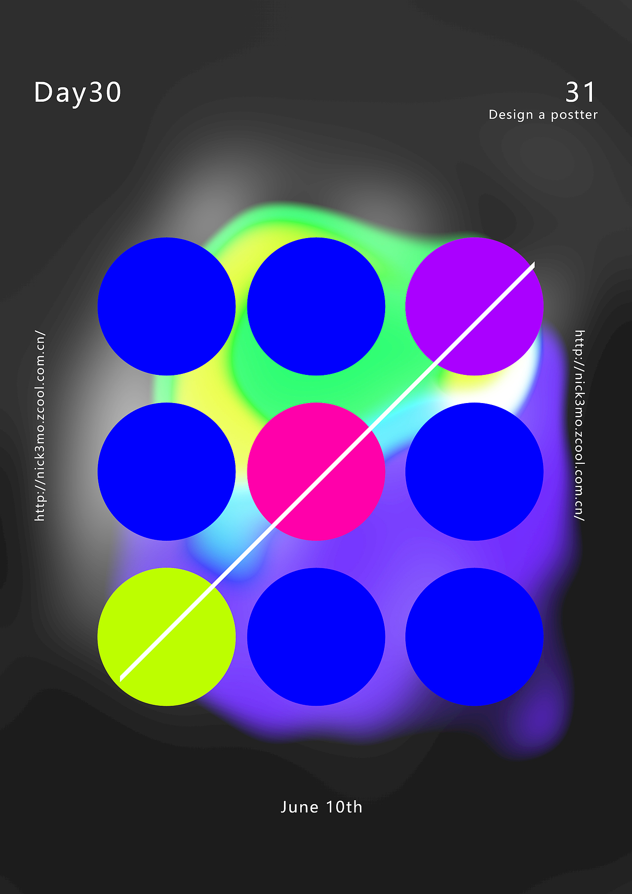 31 days | One day design a poster