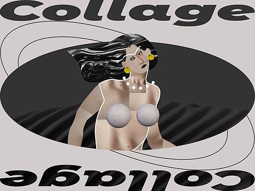 【拼贴作品】002:补丁少女/潮T