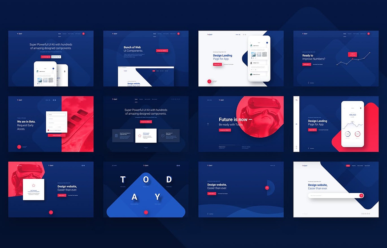 精心打造的WEB UI KITS（图ZMjM1MjgyNjM2） - 企业官网 - 站酷设计师RoblesTegan原创素材 - 站酷ZCOOL