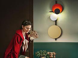 后現(xiàn)代圓片燈具 LED壁燈