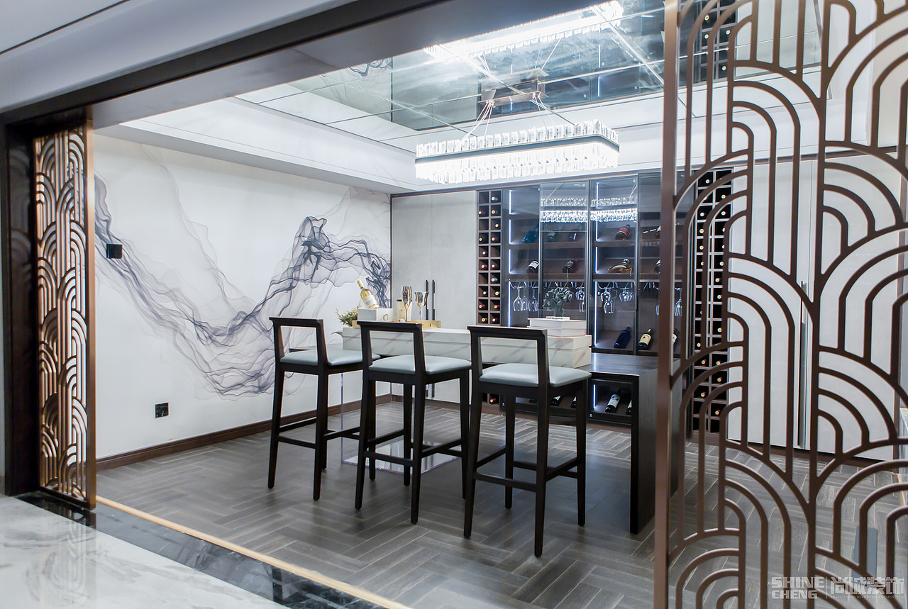 泰安西湖容郡小区别墅现代轻奢风格装修设计实景图（图ZMjIxMTkxNzY0） - 家装设计 - 站酷设计师泰安尚城装饰原创素材 - 站酷ZCOOL