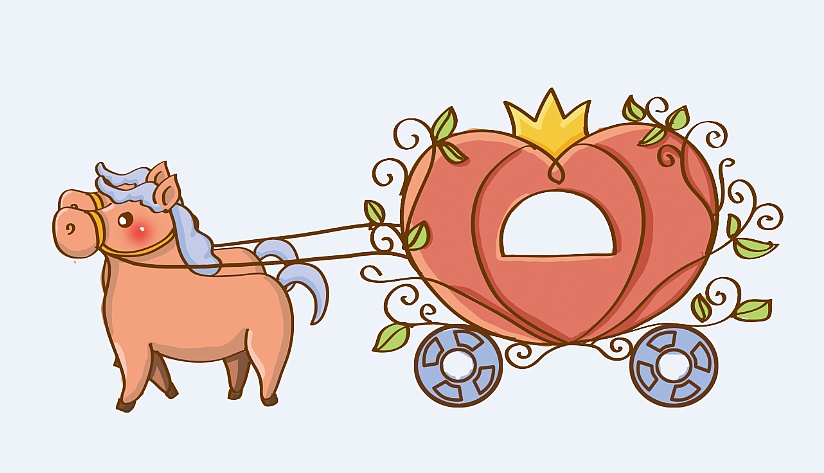 南瓜车,少女的梦