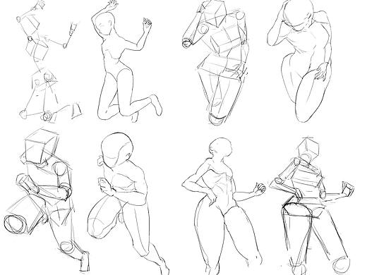 這些天的人體結(jié)構(gòu)練習(xí)（個(gè)人主頁-ZNTcwMzY4NTI=） - 創(chuàng)作習(xí)作 - 站酷設(shè)計(jì)師燦啊燦啊燦原創(chuàng)素材 - 站酷ZCOOL