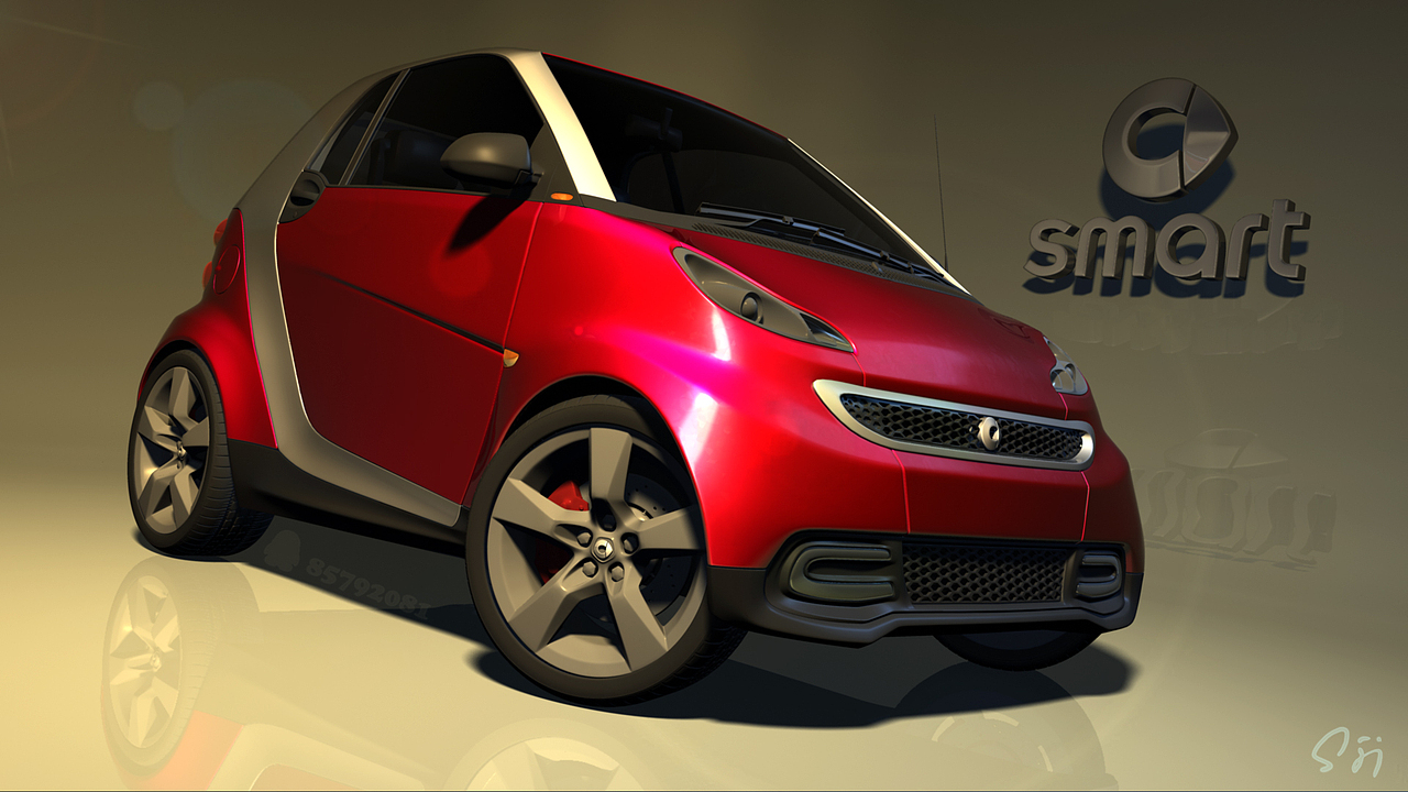 mercedes-benz smart fortwo（图ZODI2NTQ4NA==） - 机械/交通 - 站酷设计师_海绵身上好多洞原创素材 - 站酷ZCOOL