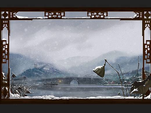 古风场景插画