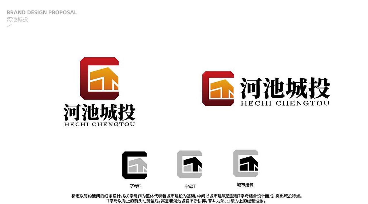 河池城投建筑行业logo（图ZMjMyMzQ5MTM2） - Logo - 站酷设计师瑞奥森原创素材 - 站酷ZCOOL