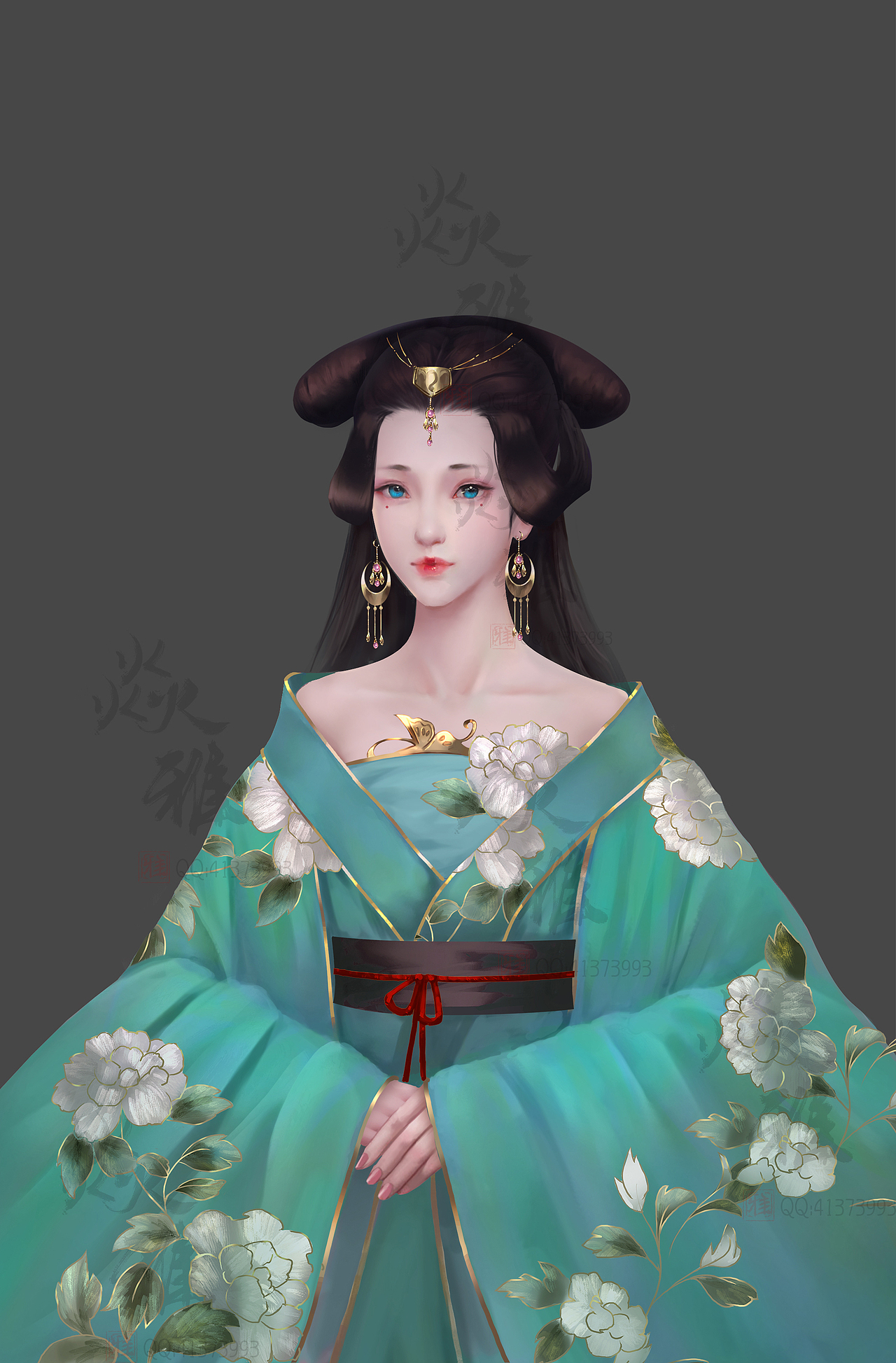 古风立绘（图ZMjEzMzM3MTky） - 游戏原画 - 站酷设计师焱雅原创素材 - 站酷ZCOOL