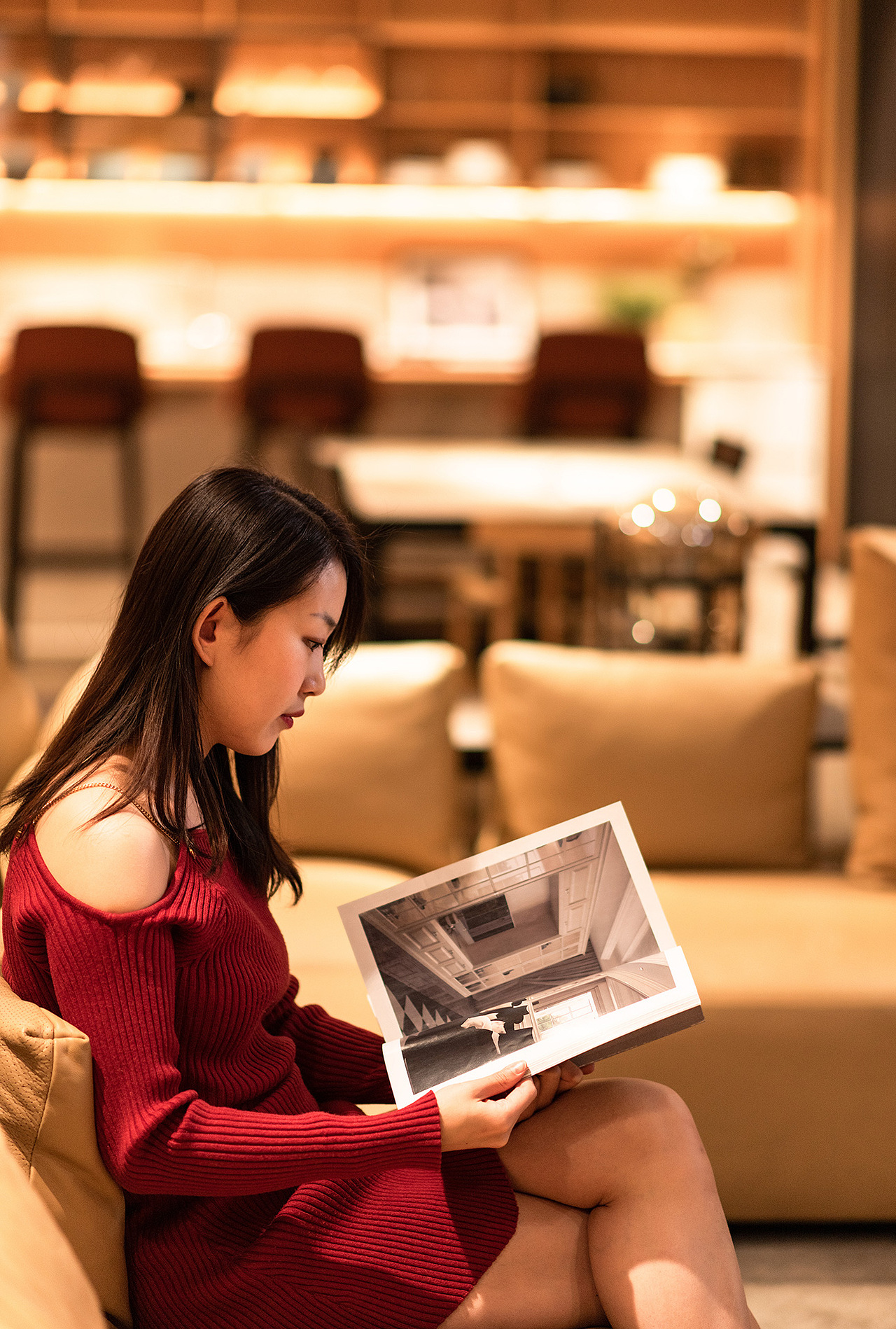 室内环境光人像