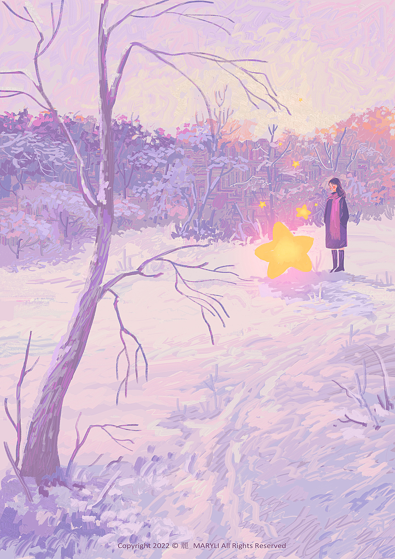 浪漫的雪（图ZMjkyNzIzMDcy） - 创作习作 - 站酷设计师麗_MARYLI原创素材 - 站酷ZCOOL