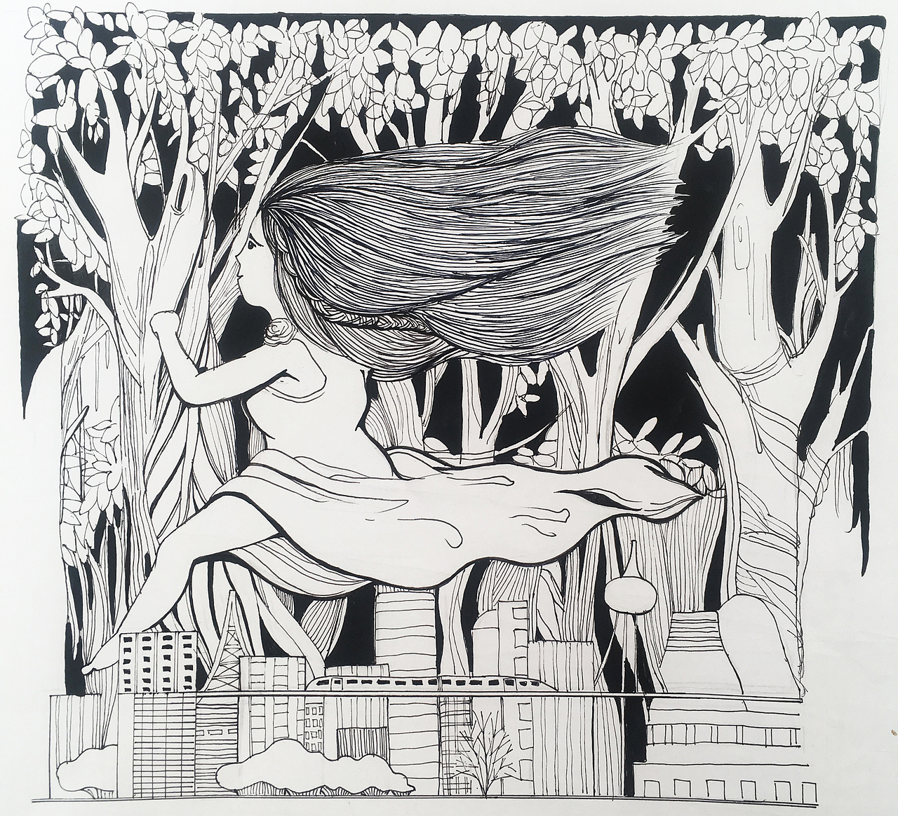 16年—17年视觉传达考研手绘（图ZMTE4OTUyMzgw） - 绘画 - 站酷设计师咖喱鱼丸Polly原创素材 - 站酷ZCOOL