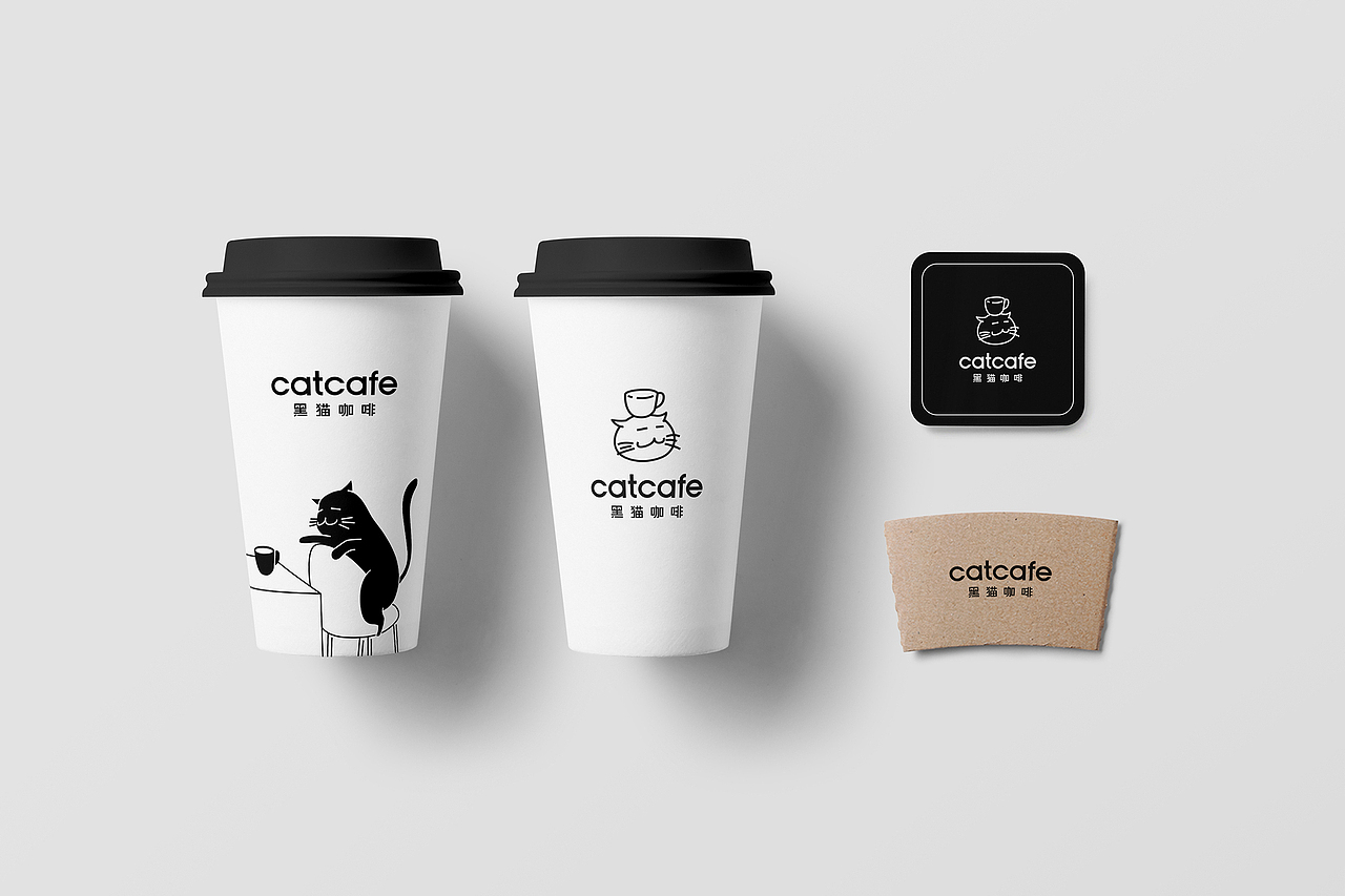 黑猫咖啡—品牌设计（图ZMjY4Mjc2NzI0） - 品牌 - 站酷设计师帅帅姚_Design原创素材 - 站酷ZCOOL
