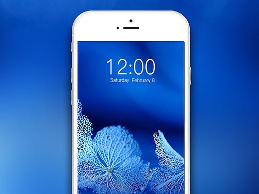 手机主题皮肤-梦幻蓝