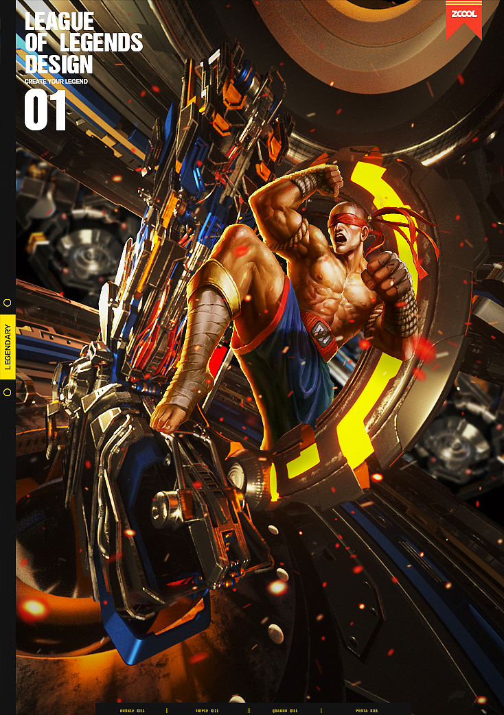 英雄联盟创意平面设计《赤潮》（图ZMTI1MjkzODA0） - 其他平面 - 站酷设计师怪兽电台Monster原创素材 - 站酷ZCOOL