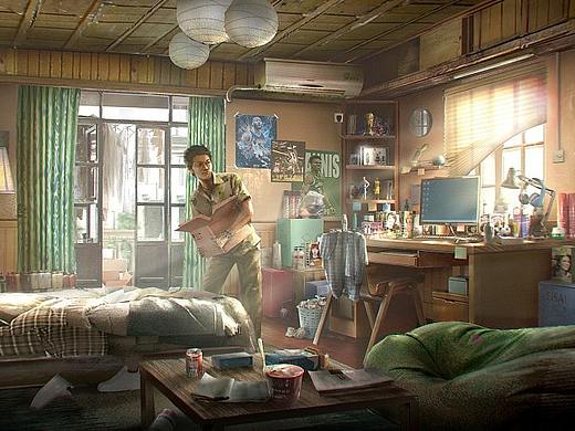 为电视剧《一闪一闪亮星星》制作的概念设计