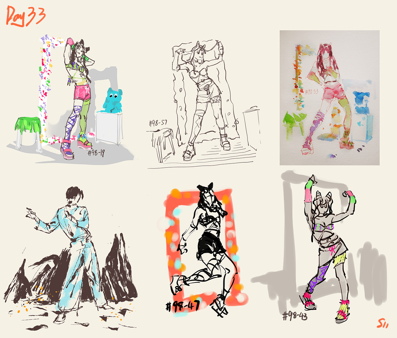 11期Day33 @速寫班長 #速寫60天挑戰(zhàn)賽# ???（圖ZMjk1NTU3Njg0） - 創(chuàng)作習作 - 站酷設(shè)計師一語四字原創(chuàng)素材 - 站酷ZCOOL