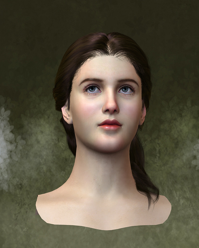 人头练习|三维|人物/生物|吴德 - 原创作品 - 站酷 (zcool)