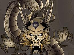 运动拳击服装之中国龙系列