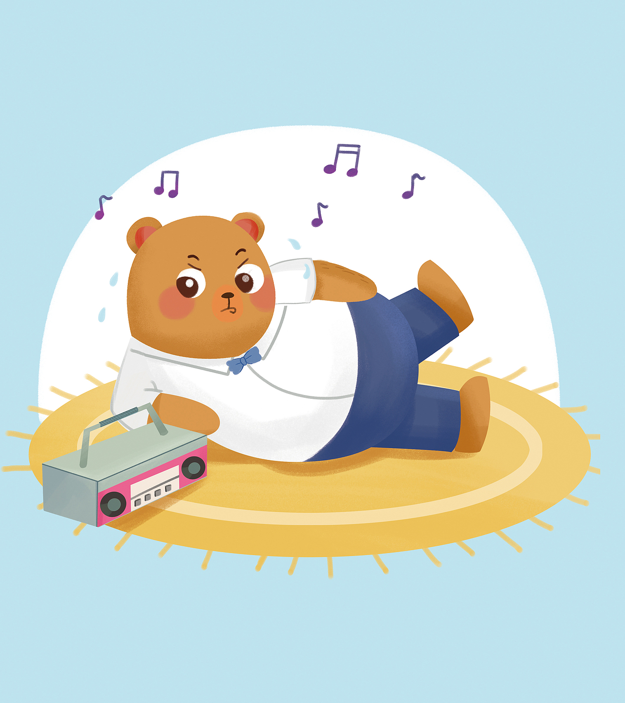 绘本《当代曹冲托比兔》(已商用)|插画|儿童插画|奔跑的马丁_原创作品