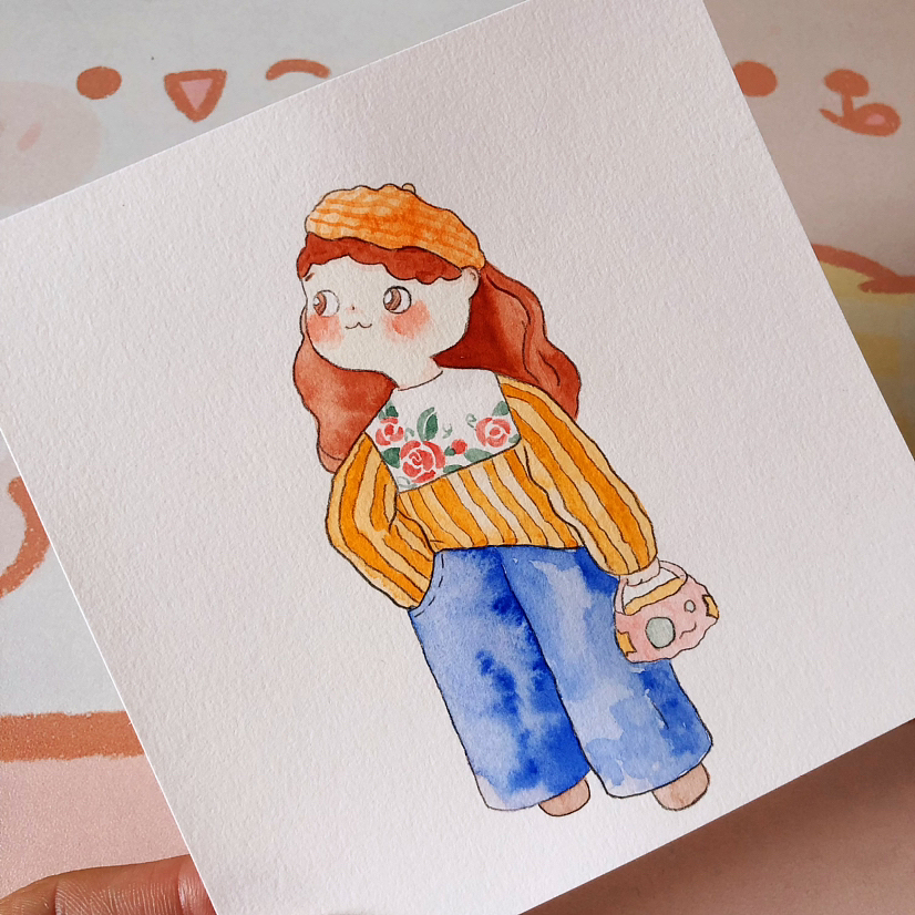 一堆可爱的女孩