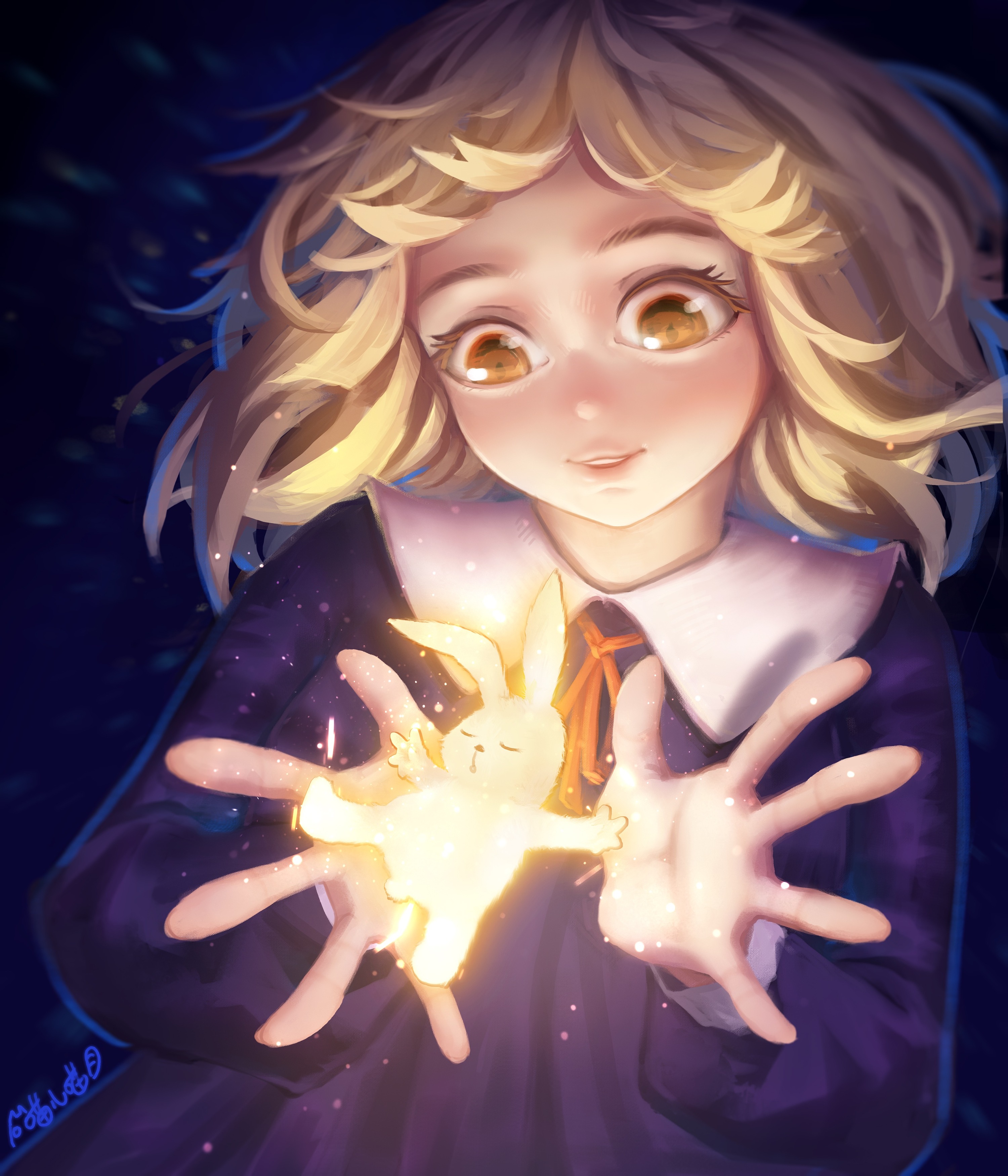 发光|插画|插画习作|喵儿喵 - 原创作品 - 站酷 (zcool)