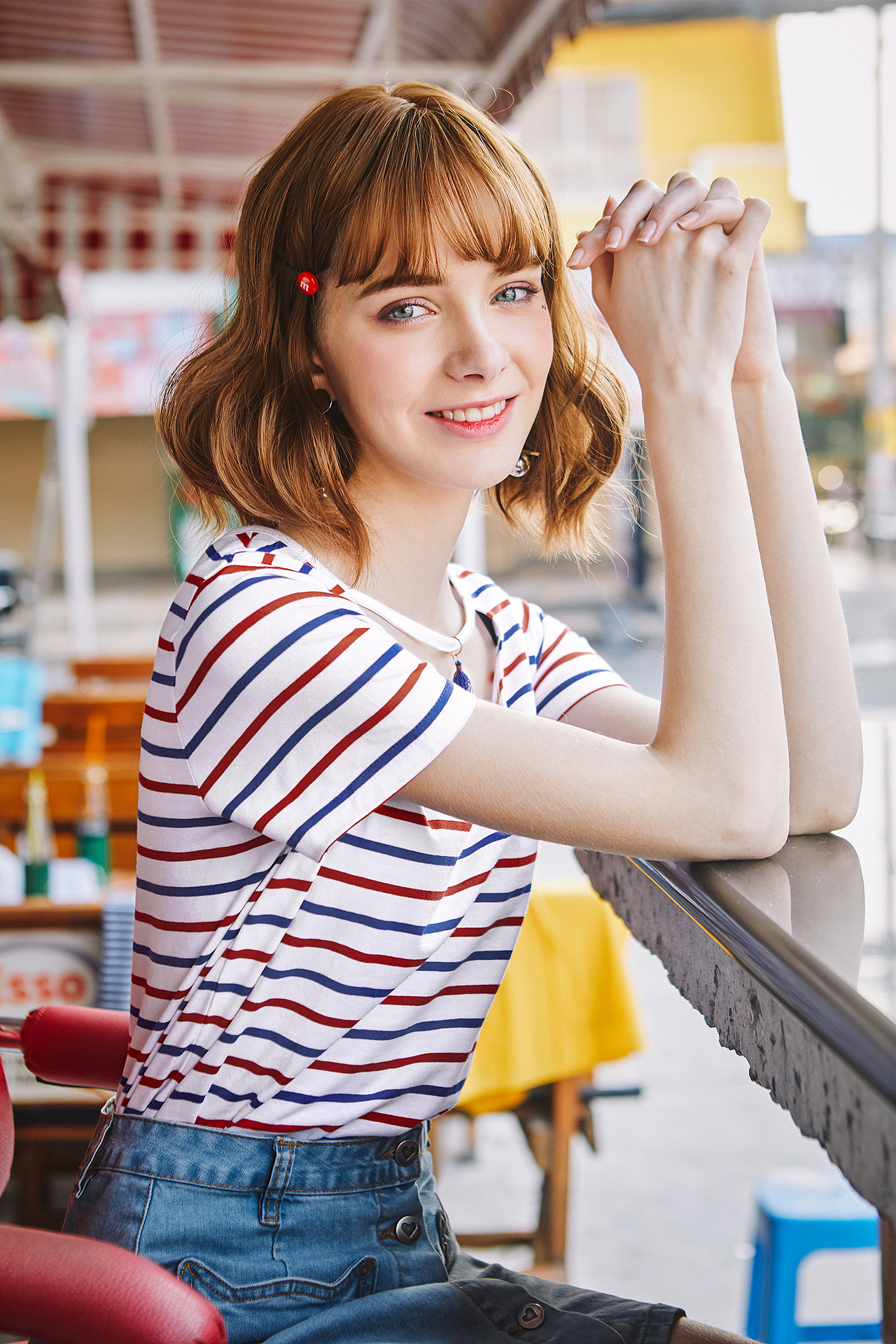 复古一字肩小清新温柔甜美荷叶短袖女仙气网拍