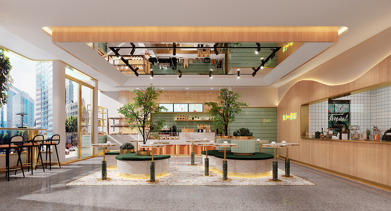 杭州品尚设计|杭州铁了心爱泥甜品店设计