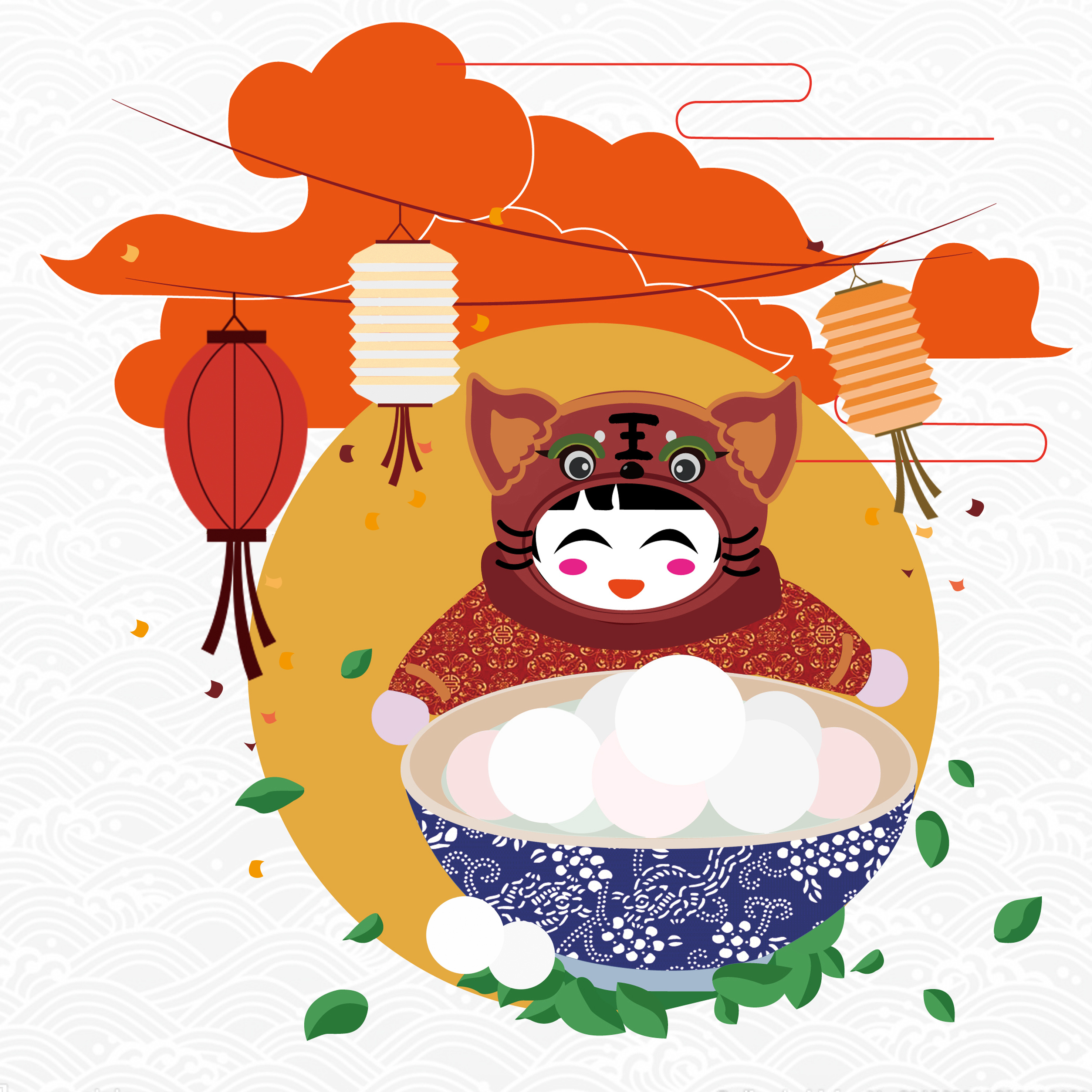 传统节日&西方节日|插画|商业插画|lhuahua - 原创作品 - 站酷 (ZCOOL)